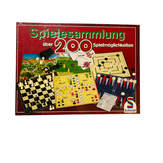 Spielesammlung Brettspiel Schmidt Spiele 200 Spielmöglichkeiten - NEU in Folie - Ansicht 1