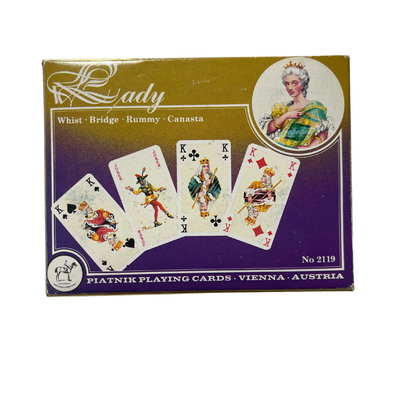 Spielkarten  Lady  Piatnik 2119 Österreich Kartenspiel - Vollständig - Ansicht 1