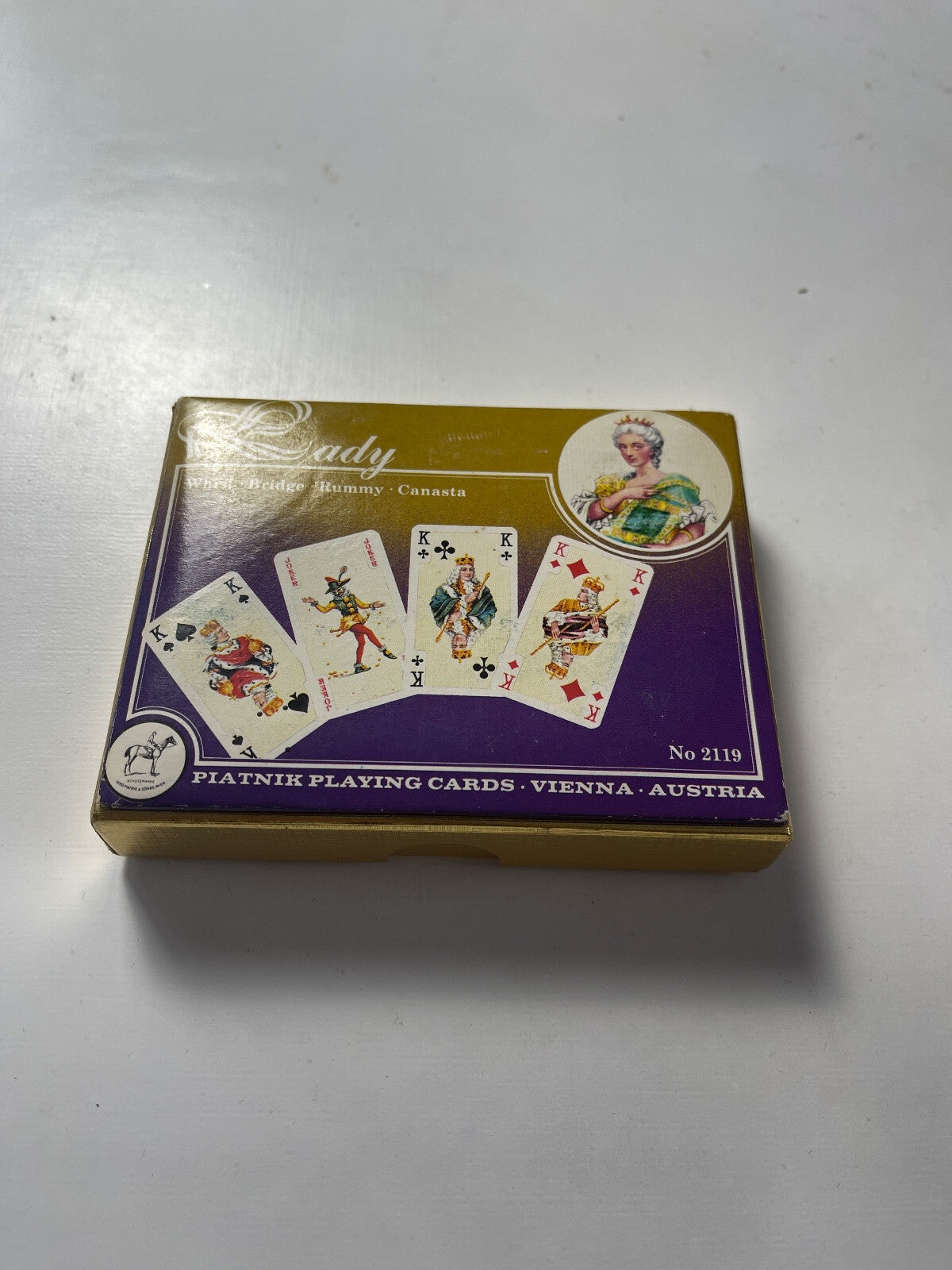 Spielkarten  Lady  Piatnik 2119 Österreich Kartenspiel - Vollständig - Ansicht 5