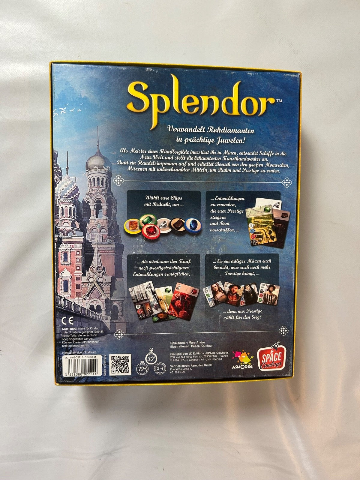 Splendor Grundspiel Brettspiel Karten Gesellschaftsspiel Asmodee  Vollständig - Ansicht 8
