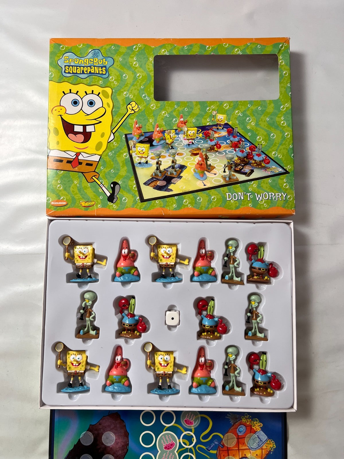Sponge Bob Squarepants Don't Worry - Brettspiel Spongebob 3D Figuren 2004 Viacom - Ansicht 3