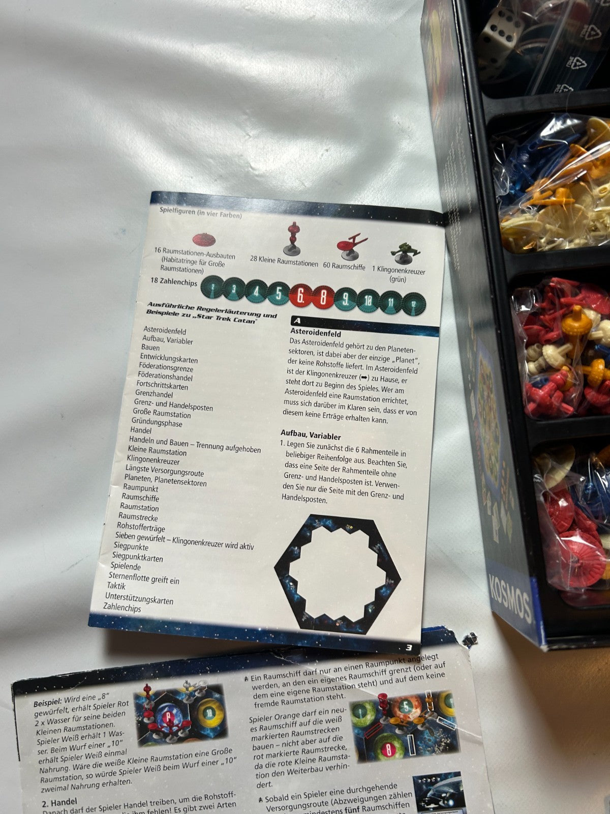 Star Trek Catan Kosmos Brettspiel Gesellschaftsspiel  Vollständig - Ansicht 10