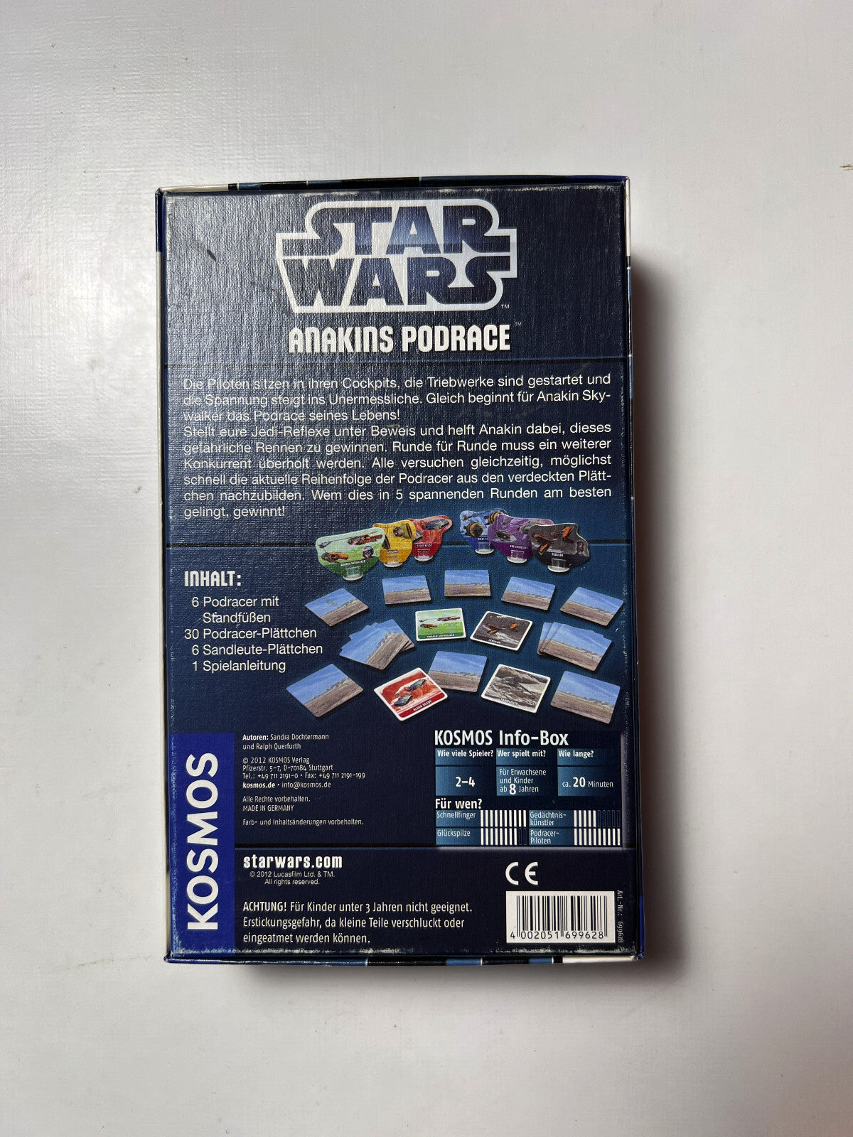 Star Wars Anakins Podrace Spiel Kosmos 2012 Mitbringspiel - Vollständig - Ansicht 2