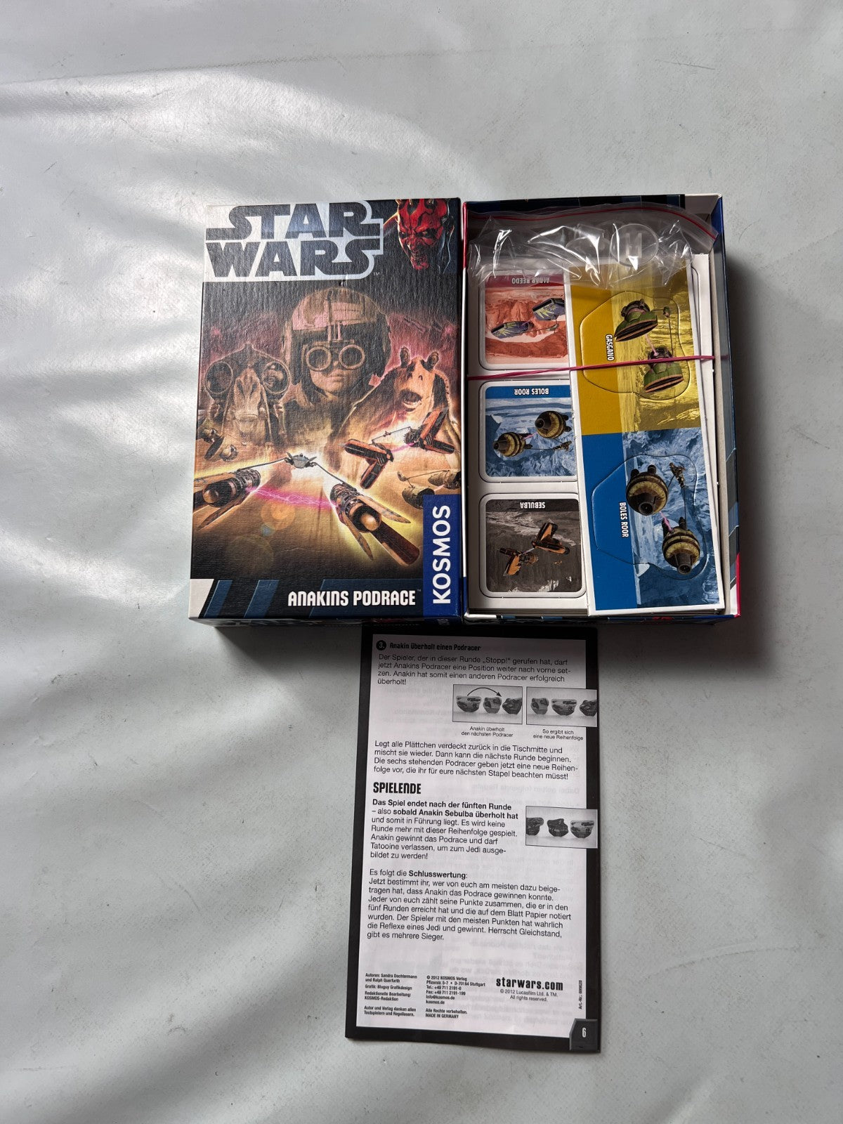 Star Wars Anakins Podrace Spiel Kosmos Mitbringspiel  Unbespielt - Ansicht 2