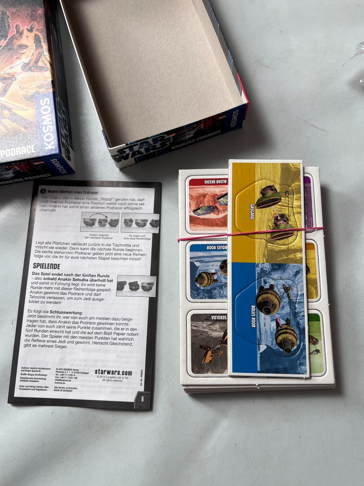 Star Wars Anakins Podrace Spiel Kosmos Mitbringspiel  Unbespielt - Ansicht 3