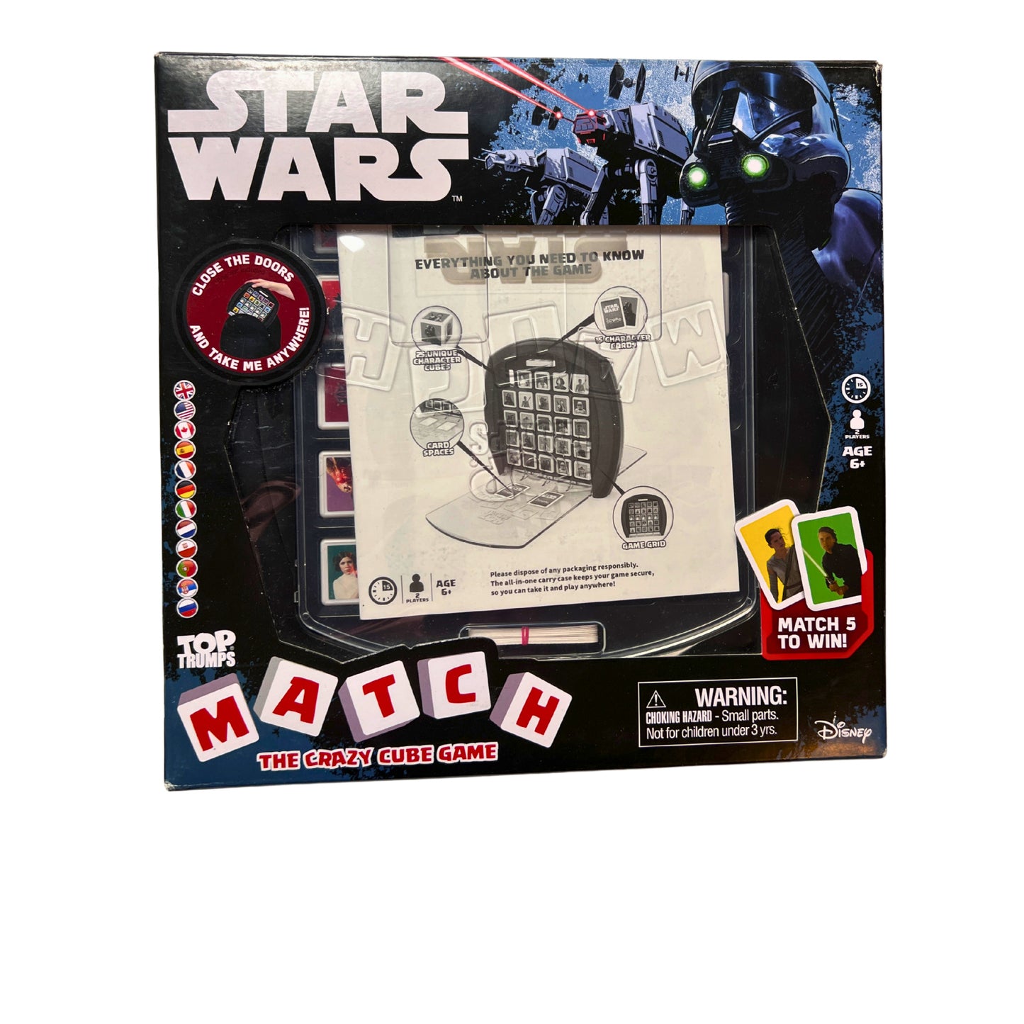 STAR WARS Spiel MATCH Disney – SKU A8107 – Gesellschaftsspiel gebraucht kaufen bei Brettspielimperium