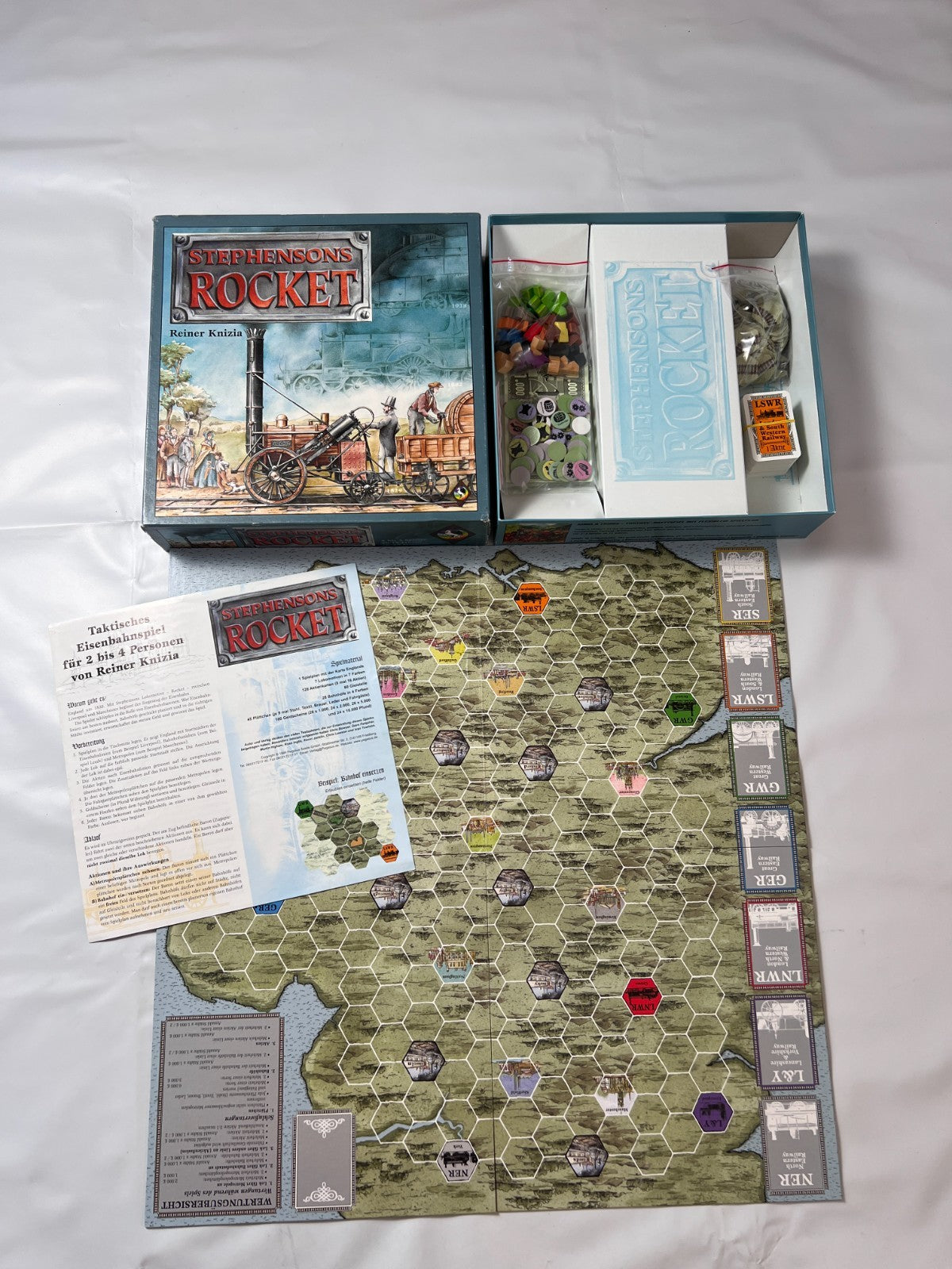 Stephensons Rocket Brettspiel Pegasus Spiele 1999 - Vollständig - Ansicht 2