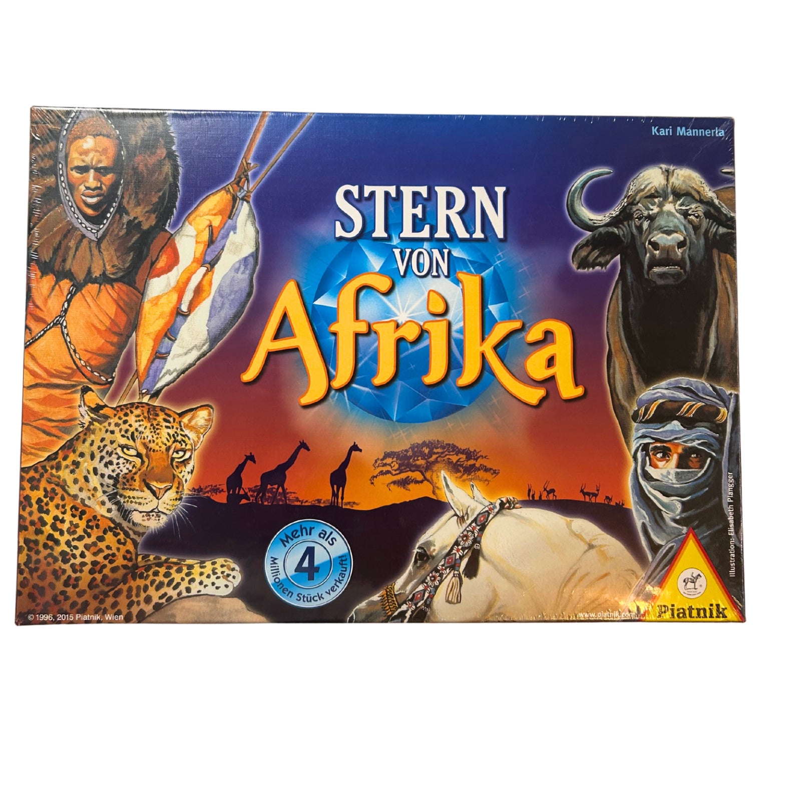 Stern von Afrika - Kartenspiel | 1997 | Piatnik | Kari Mannerla | – SKU A11450 – Kartenspiel neu kaufen bei Brettspielimperium