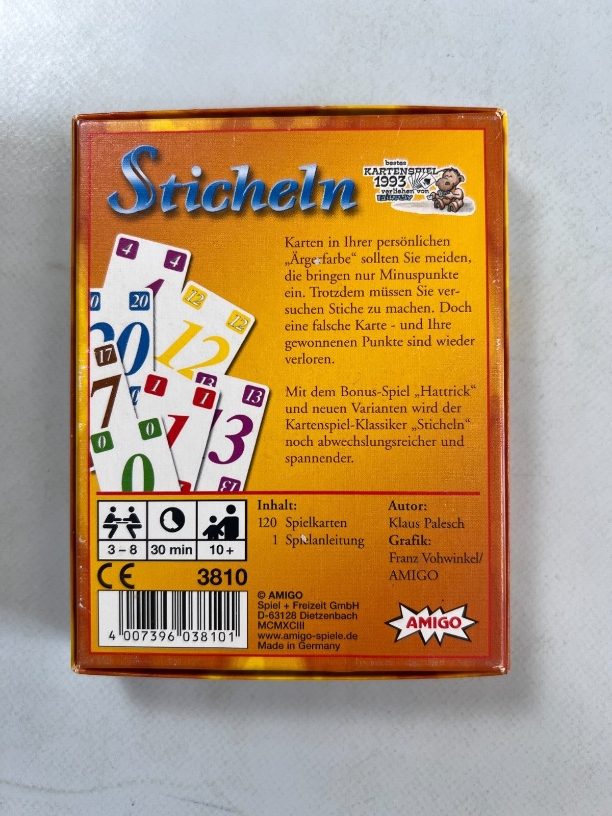 Sticheln  Amigo Kartenspiel  Unbespielt - Ansicht 10