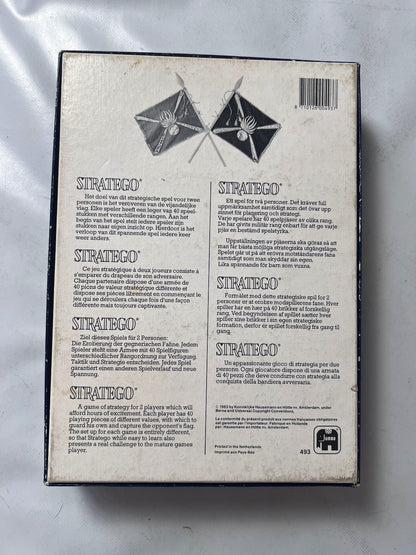 Stratego Compact Strategiespiel Jumbo Spiel Nr. 493.  Vollständig - Ansicht 2