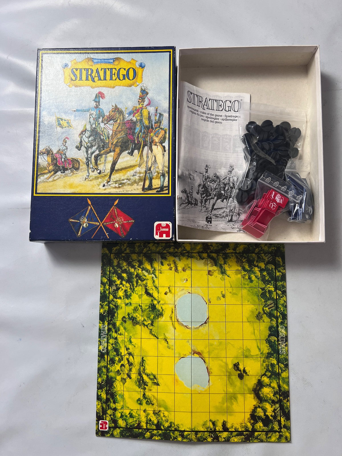 Stratego Compact Strategiespiel Jumbo Spiel Nr. 493.  Vollständig - Ansicht 3
