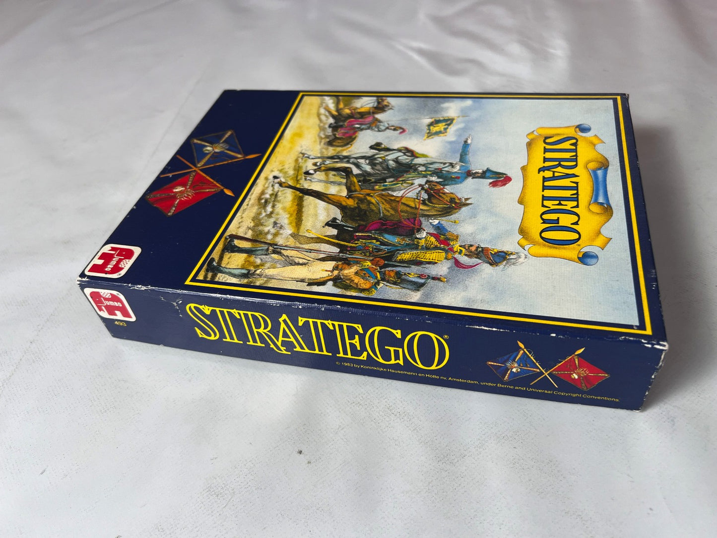 Stratego Compact Strategiespiel Jumbo Spiel Nr. 493.  Vollständig - Ansicht 7