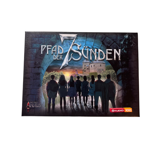 Studio 100 Pfad der 7 Sünden, Das Haus Anubis Brettspiel – SKU A14447 – Gesellschaftsspiel gebraucht kaufen bei Brettspielimperium