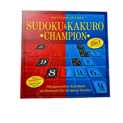 Sudoku & Kakuro Champion Spiel – SKU A4291 – Gesellschaftsspiel gebraucht kaufen bei Brettspielimperium