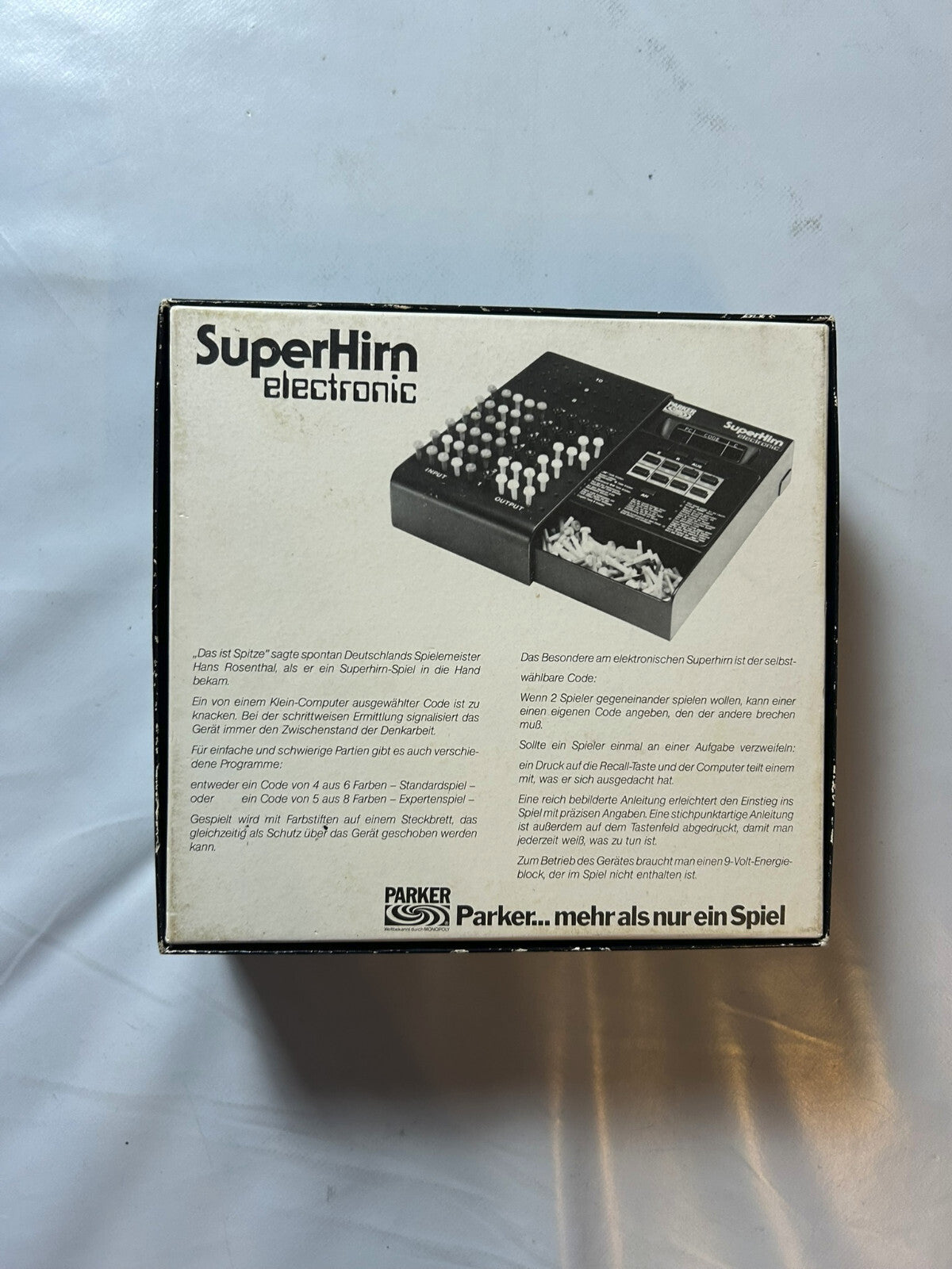 Super Hirn Electronic - Parker 1978 - OVP  / Boxed - funktioniert - Vollständig - Ansicht 8