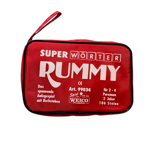 Super Wörter Rummy - Weico - Art. 99034 - rot - Vollständig - Ansicht 1