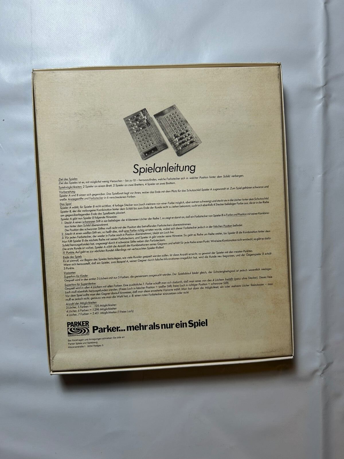 SUPERHIRN-DOPPEL PARKER 1975 ZWEIBRETT VERSION NR. 6111068 - Vollständig - Ansicht 9
