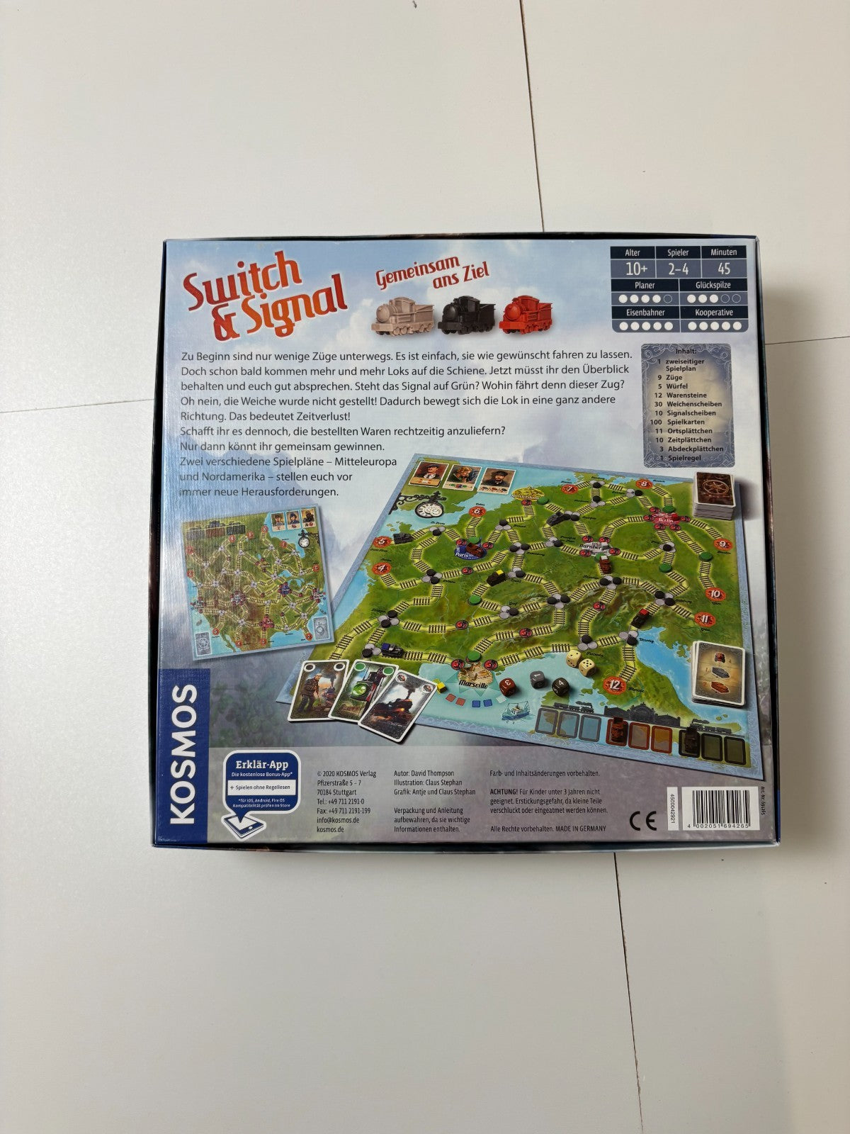 Switch & Signal – Brettspiel  Deutsche Ausgabe - KOSMOS - Vollständig - Ansicht 9