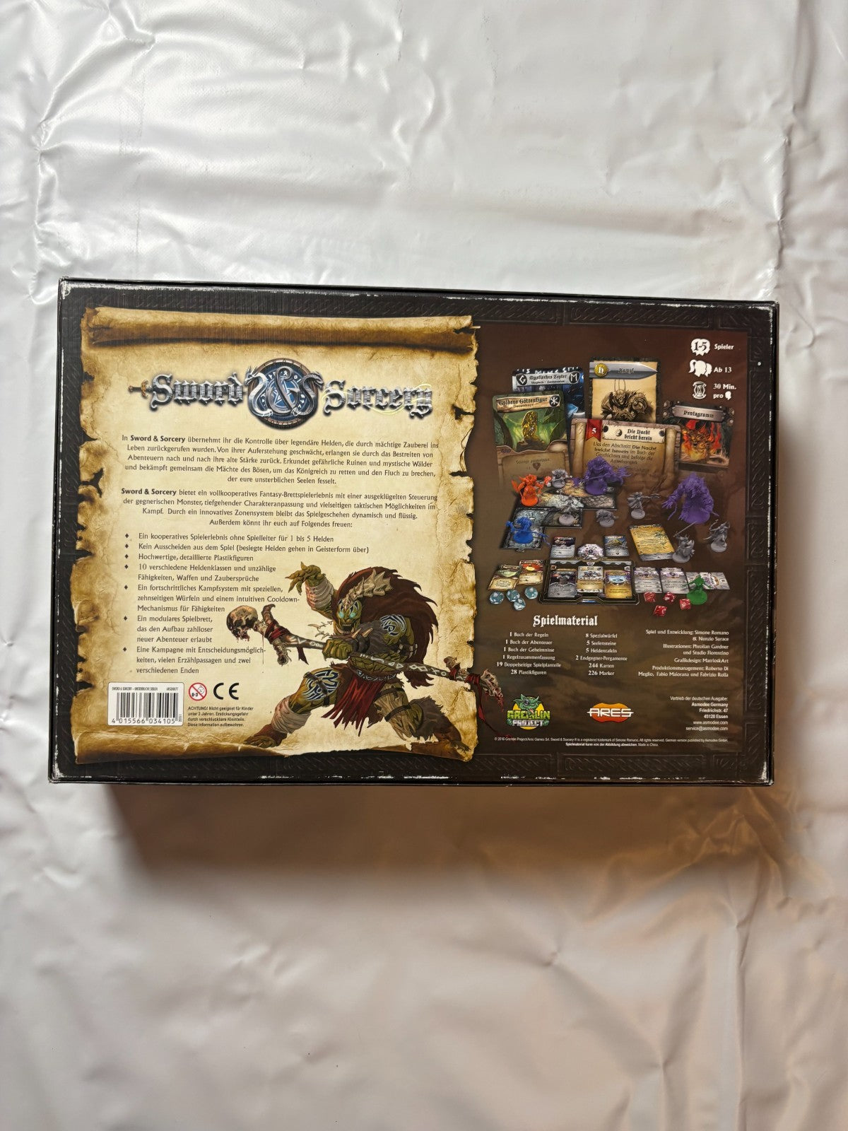 Sword & Sorcery - Brettspiel - Grundset Unsterbliche Seelen Ares - Vollständig - Ansicht 12