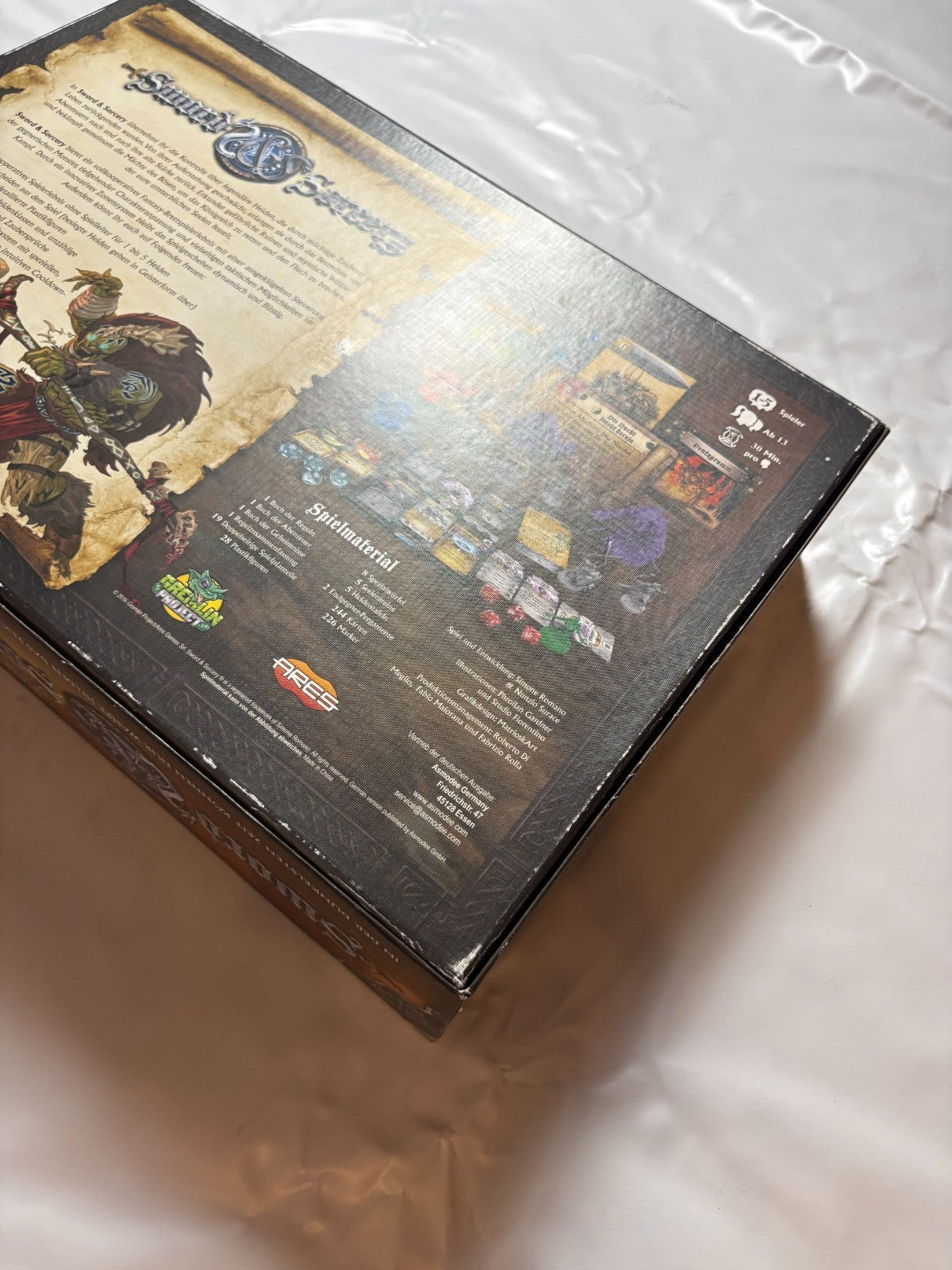 Sword & Sorcery - Brettspiel - Grundset Unsterbliche Seelen Ares - Vollständig - Ansicht 14