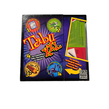 TABU XXL -Parker 4 verschiedene Tabu-Varianten – SKU A12415 – Gesellschaftsspiel gebraucht kaufen bei Brettspielimperium