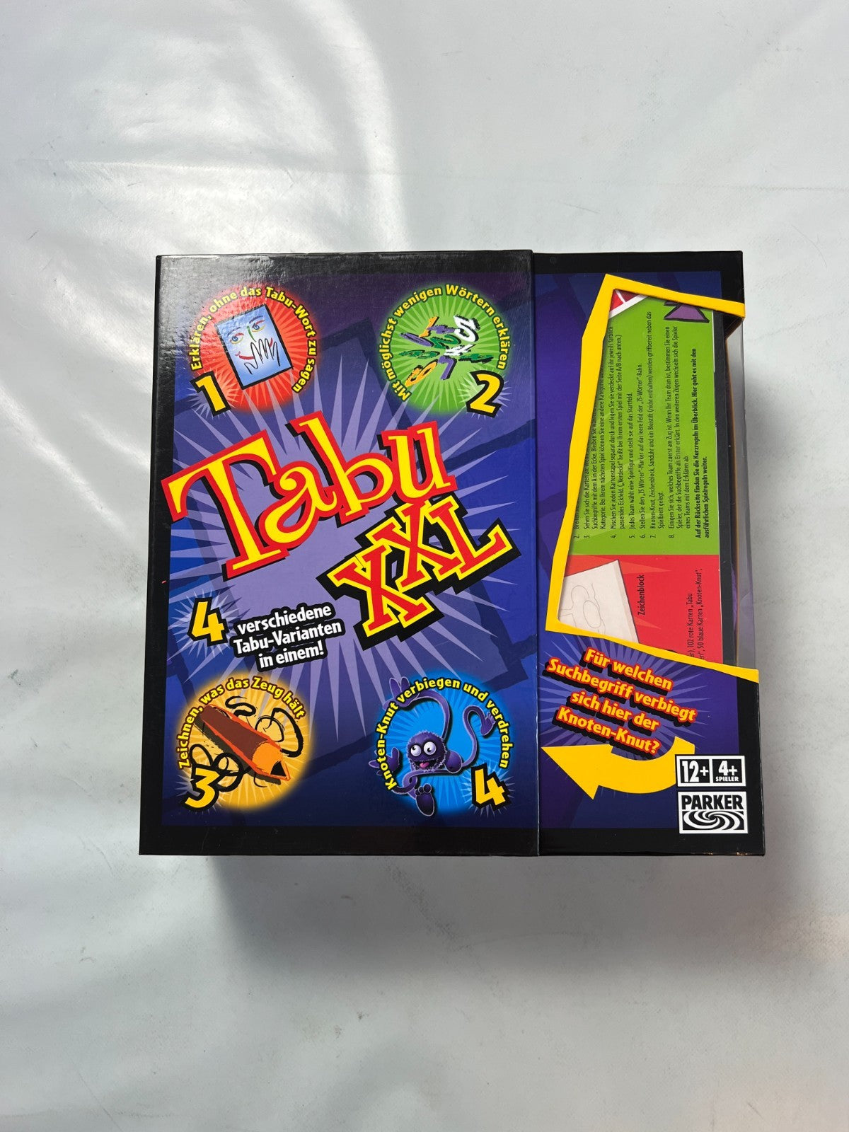 TABU XXL Parker  4 verschiedene TabuVarianten  Vollständig - Ansicht 5