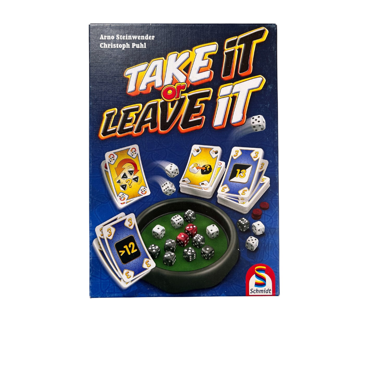 Take It or Leave It Gesellschaftsspiel Schmidt Spiele Würfelspiel – SKU A8589 – Gesellschaftsspiel gebraucht kaufen bei Brettspielimperium