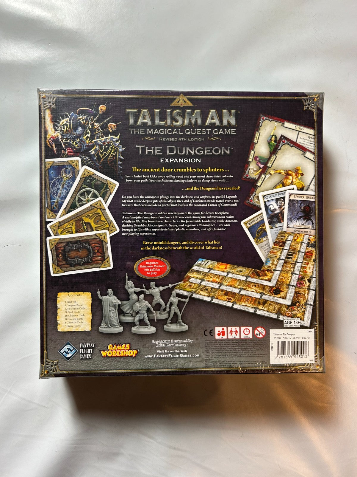 Talisman The Dungeon Expansion Revised 4th Edition 2021 englisch  Neu in Folie - Ansicht 6