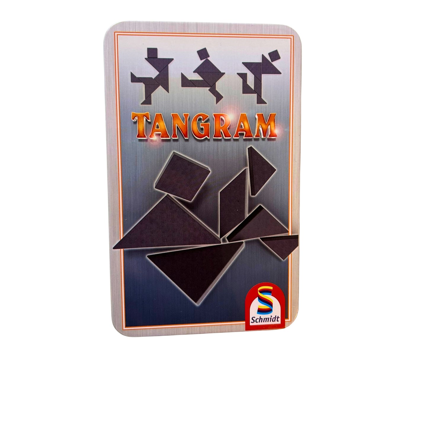 Tangram in Metalldose von Schmidt – SKU W9541 – Gesellschaftsspiel gebraucht kaufen bei Brettspielimperium