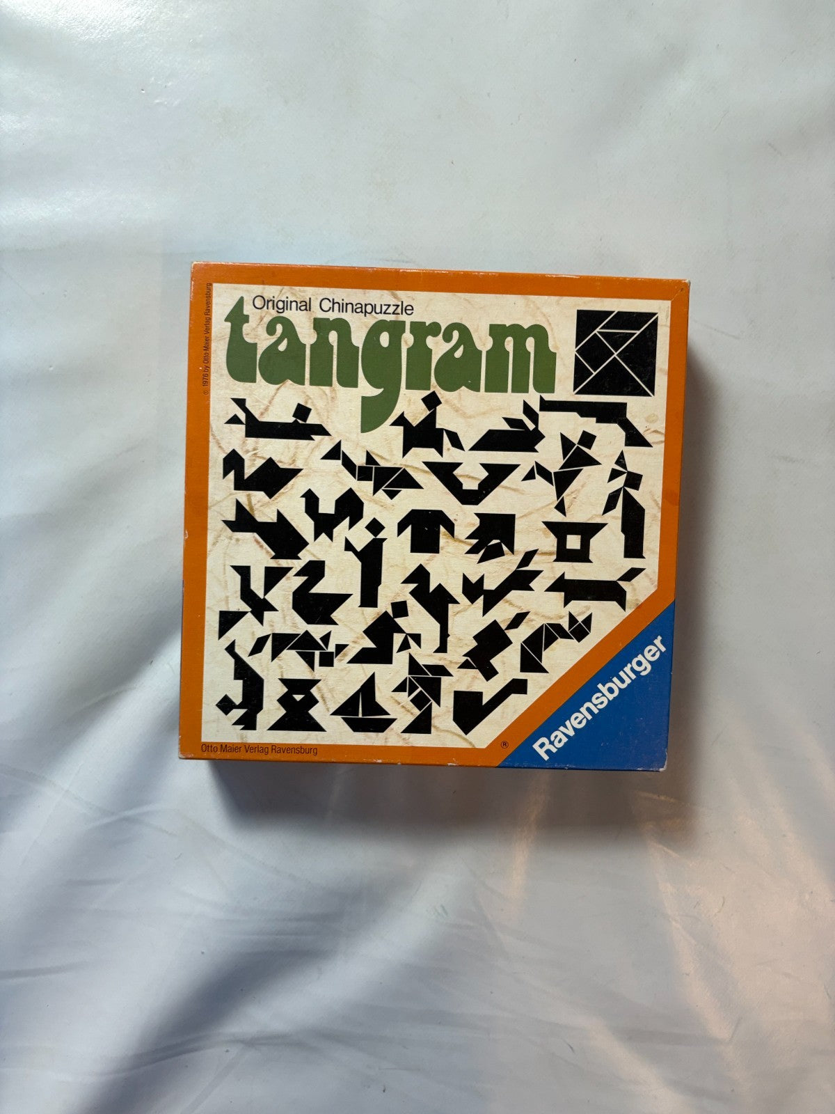 Tangram von Ravensburger 1976 Vintage Brettspiel Puzzle  Vollständig - Ansicht 2