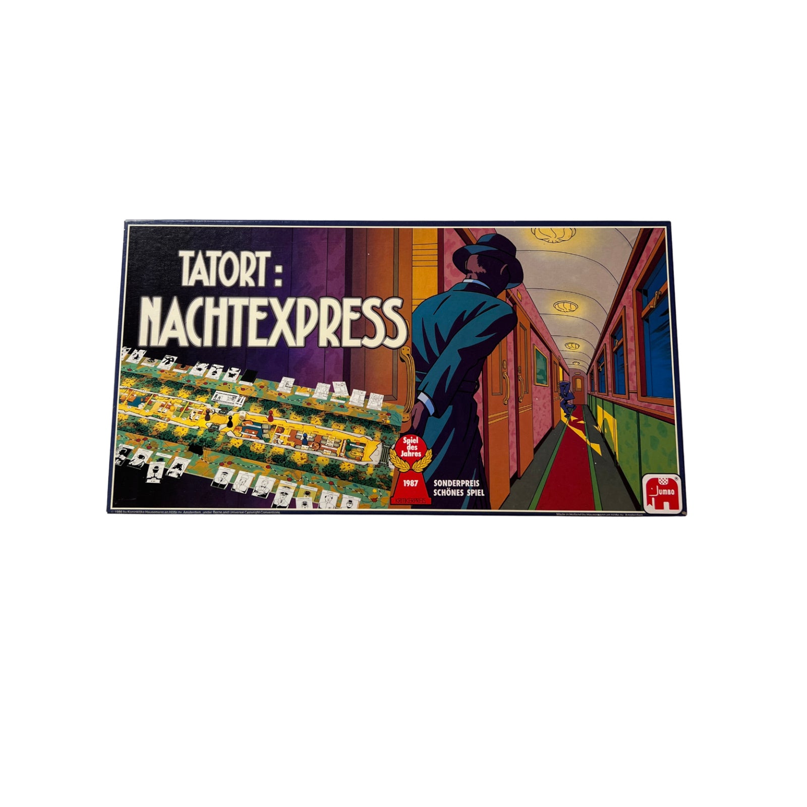 Tatort Nachtexpress von Jumbo Spiele Brettspiel Spiel 1987 Vintage – SKU A14406 – Gesellschaftsspiel gebraucht kaufen bei Brettspielimperium