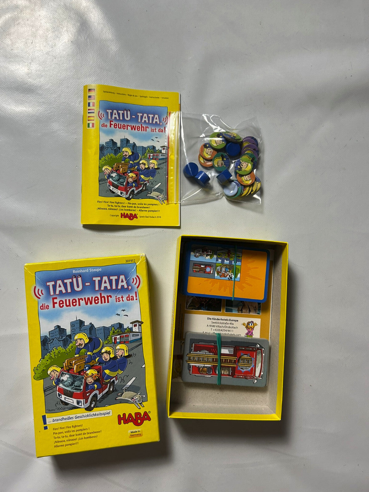 Tatü-Tata-Die Feuerwehr ist da Mitbringspiel Haba - Vollständig - Ansicht 6