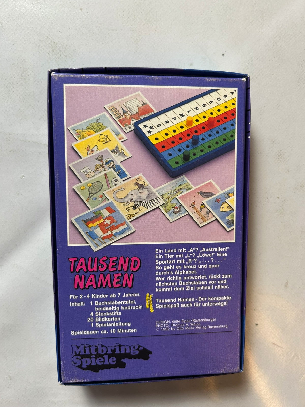 Tausend Namen Gesellschaftsspiel Brettspiel Ravensburger  Vollständig - Ansicht 8