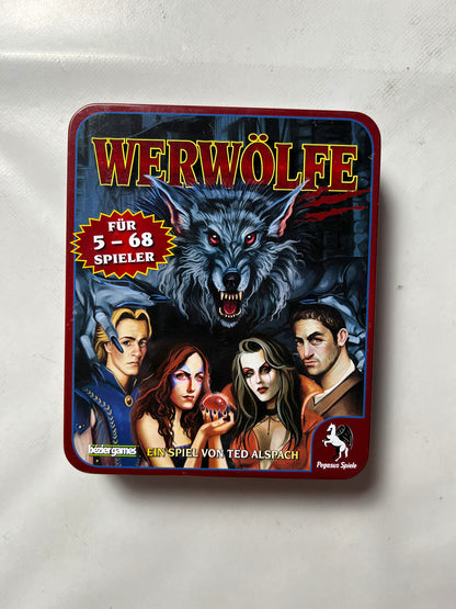 Ted Alspach Pegasus Spiele Werwölfe Kartenspiel Blechbox 2010 - Vollständig - Ansicht 4