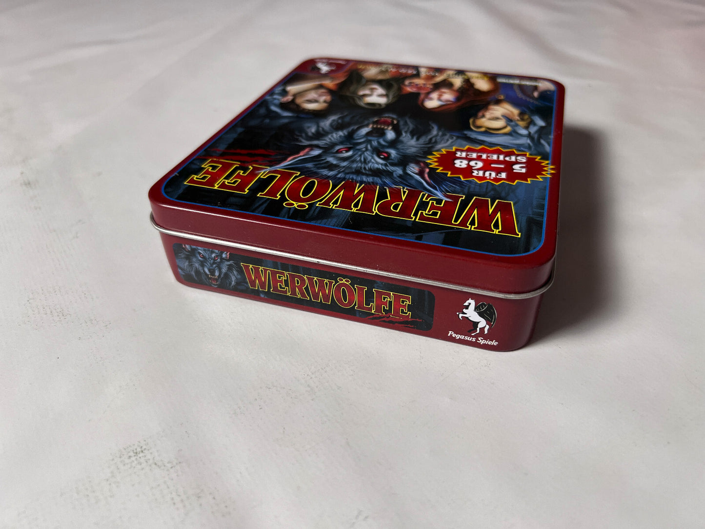 Ted Alspach Pegasus Spiele Werwölfe Kartenspiel Blechbox 2010 - Vollständig - Ansicht 6
