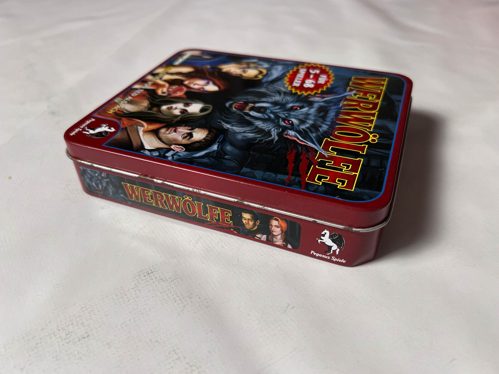 Ted Alspach Pegasus Spiele Werwölfe Kartenspiel Blechbox 2010 - Vollständig - Ansicht 7