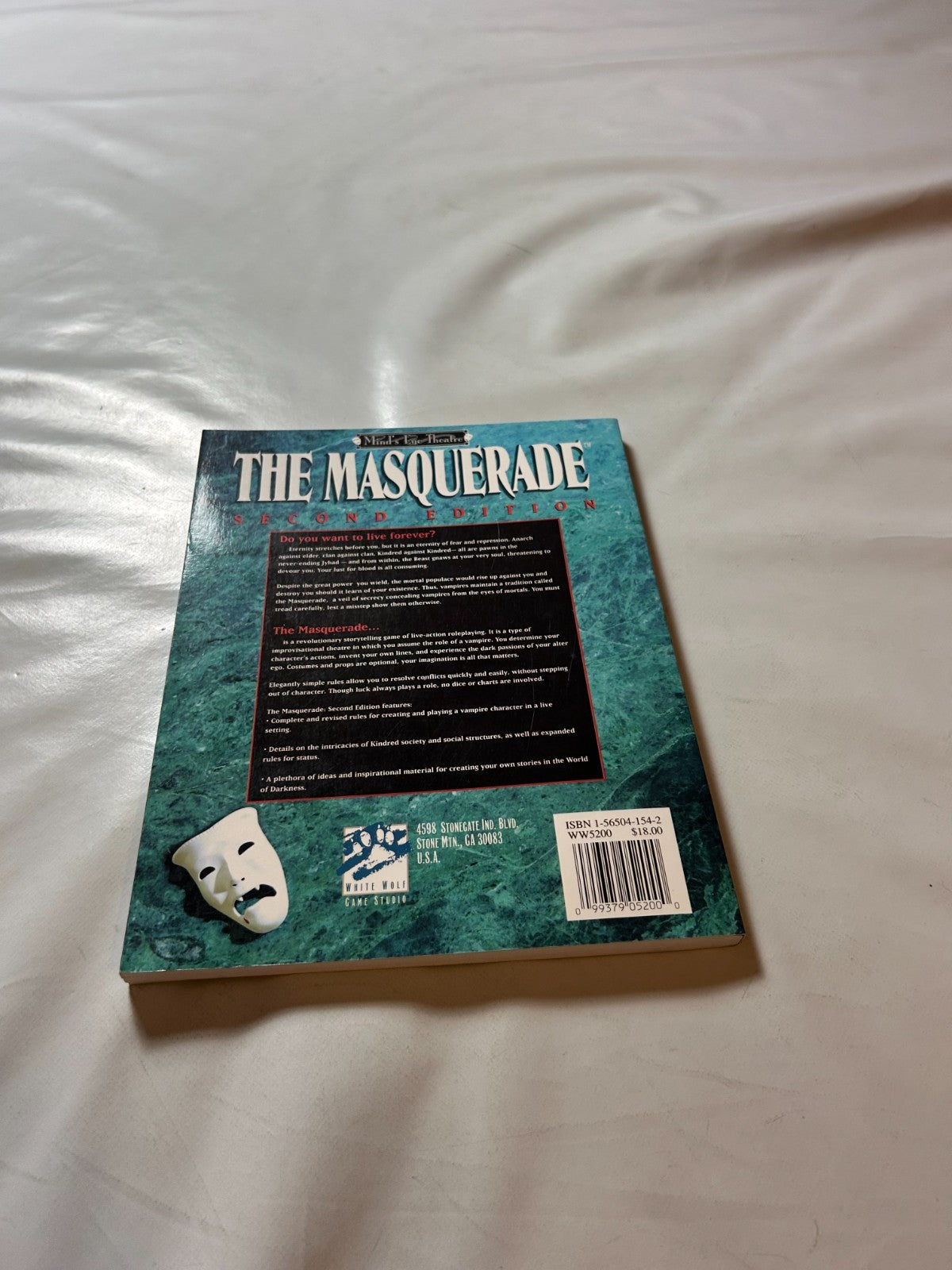 The Masquerade Second Edition Minds Eye Theatre White Wolf W5200 englisch - Ansicht 8