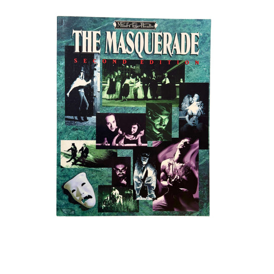 The Masquerade Second Edition Minds Eye Theatre White Wolf W5200 englisch – SKU A12741-1 – Rollenspiel-Buch gebraucht kaufen bei Brettspielimperium