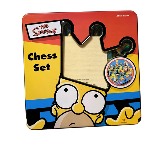 The Simpsons 3D Schach (Chess) 2005 Metallbox  Vollständig - Ansicht 1