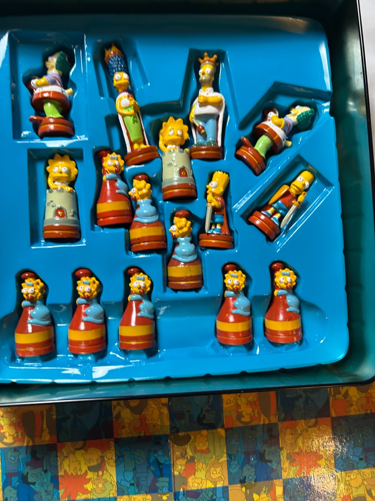 The Simpsons 3D Schach (Chess) 2005 Metallbox  Vollständig - Ansicht 10