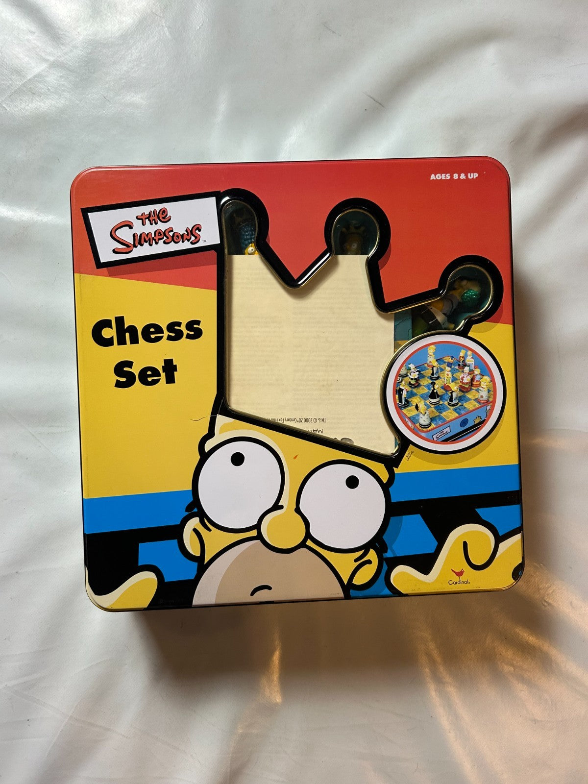 The Simpsons 3D Schach (Chess) 2005 Metallbox  Vollständig - Ansicht 2