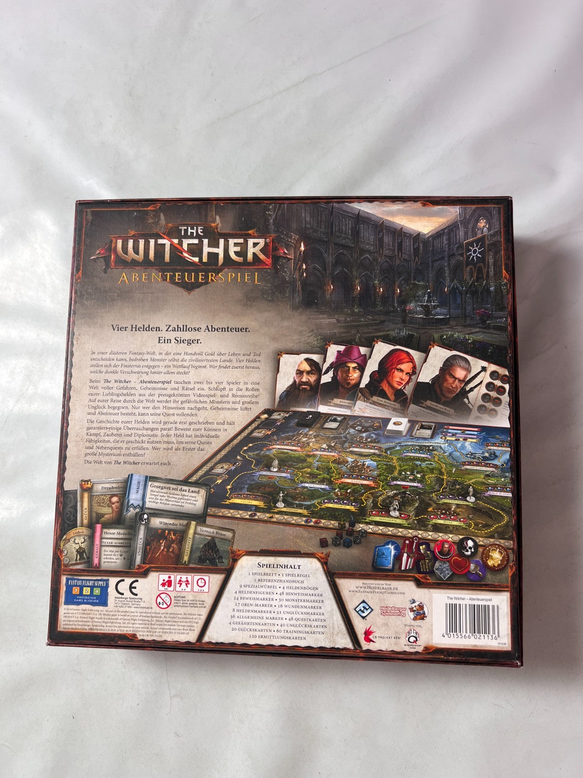 THE WITCHER Abenteuerspiel - Brettspiel - Deutsch Neuwertig 2014 Vollständig - Ansicht 10