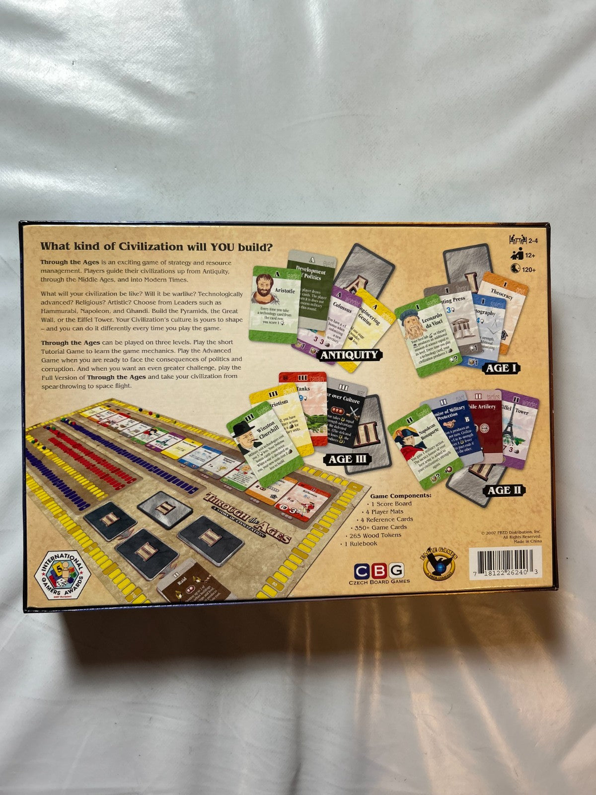 Through the Ages a Story of Civilization Eagle Games 2007 Englisch  Unbespielt - Ansicht 10
