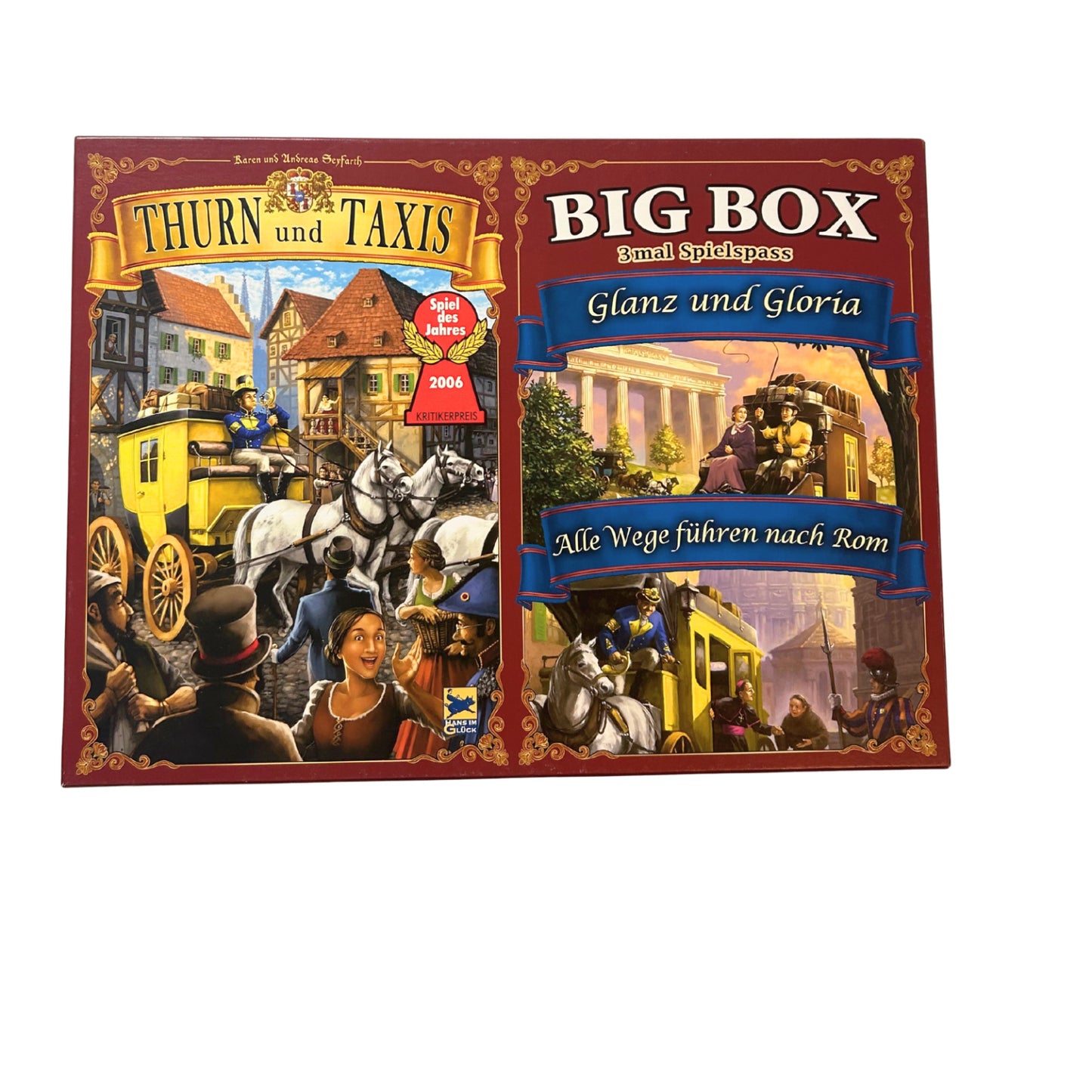 Thurn und Taxis Bigbox - Hans im Glück 2008 – SKU A11409 – Gesellschaftsspiel gebraucht kaufen bei Brettspielimperium