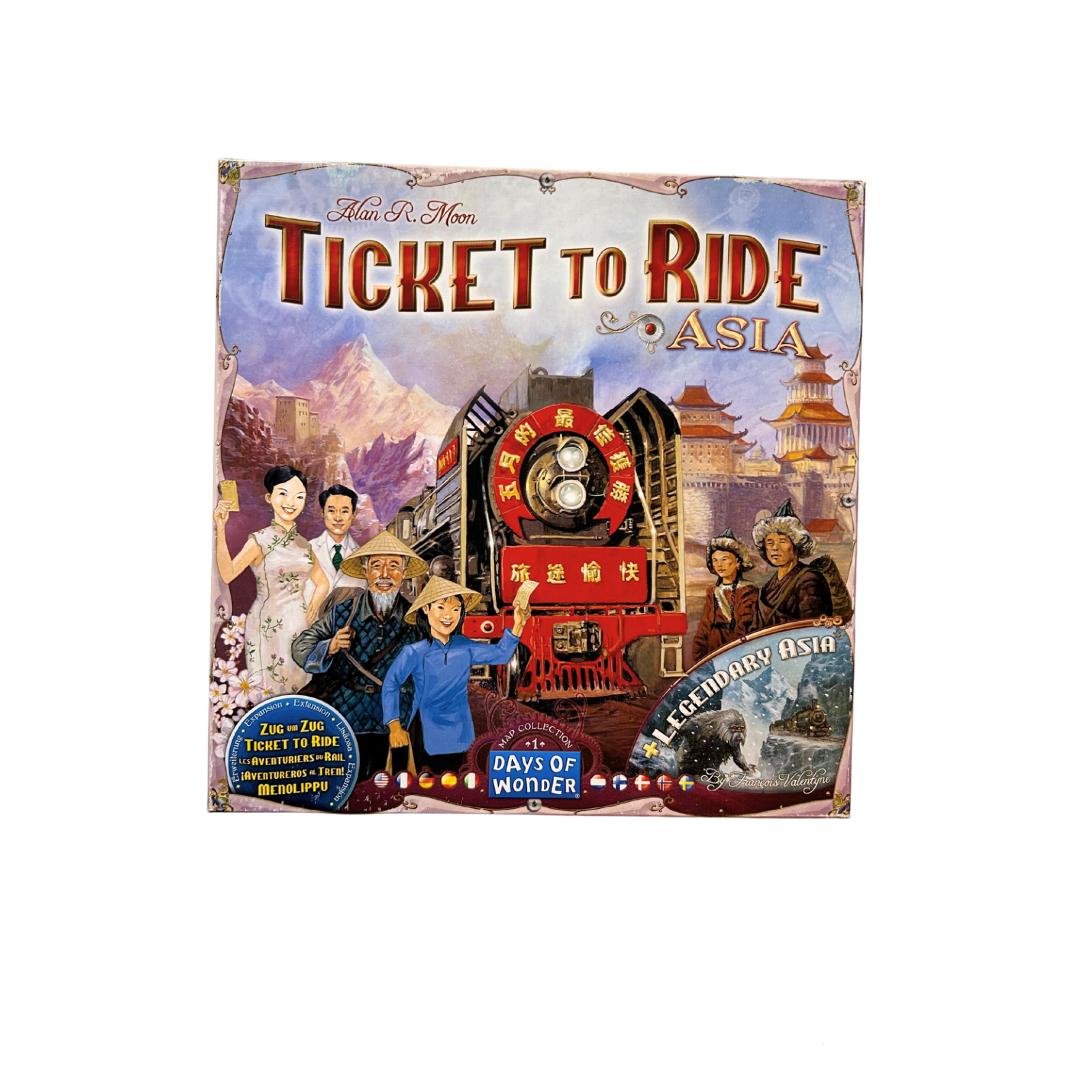 Ticket to Ride: Asia – Map Collection 1 Erweiterung für 26 Spieler Vollständig - Ansicht 1