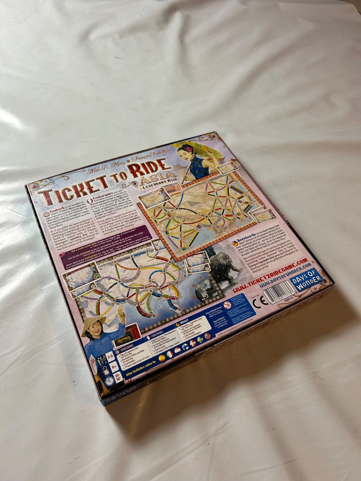 Ticket to Ride: Asia – Map Collection 1 Erweiterung für 26 Spieler Vollständig - Ansicht 13