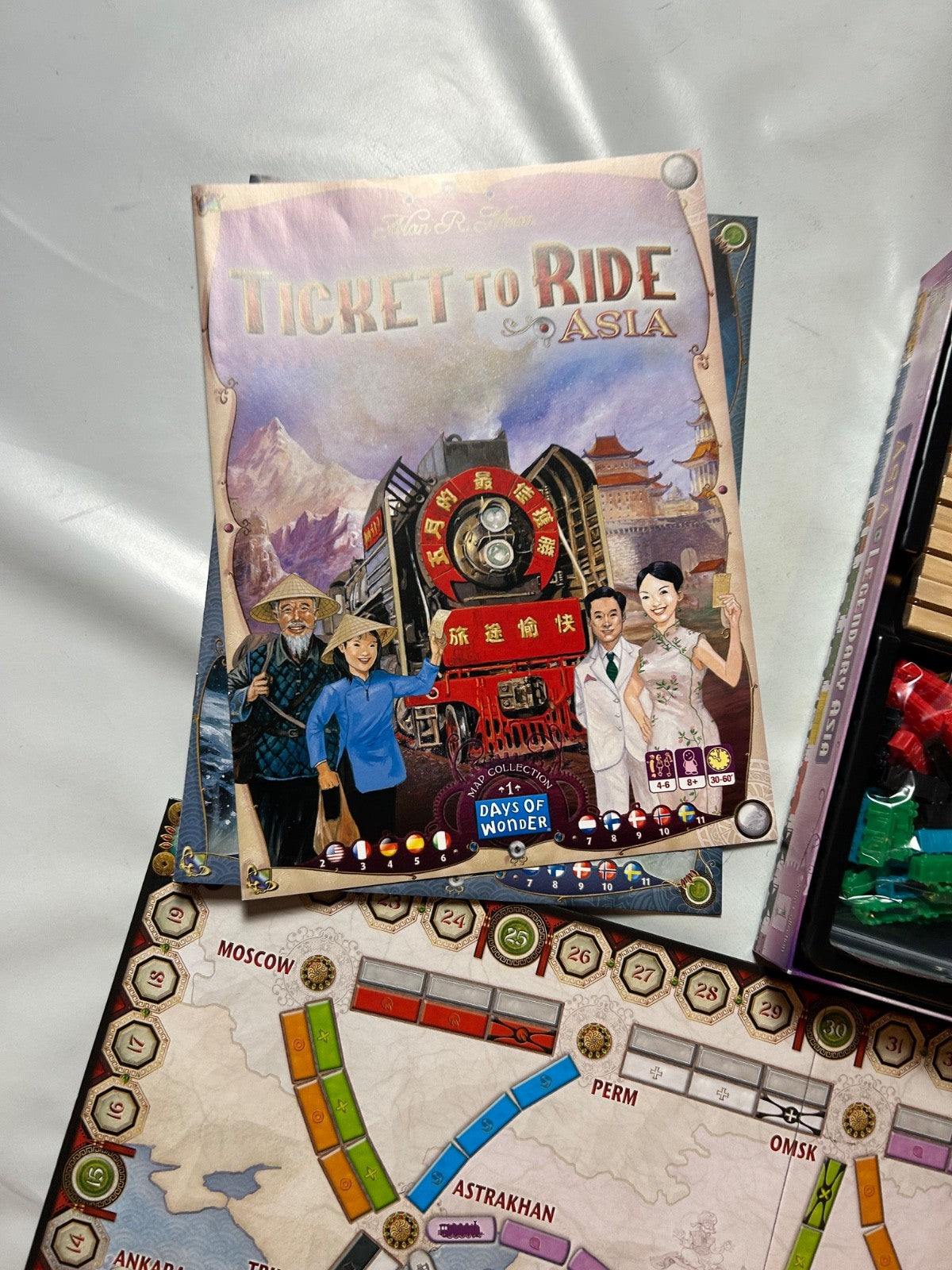 Ticket to Ride: Asia – Map Collection 1 Erweiterung für 26 Spieler Vollständig - Ansicht 7