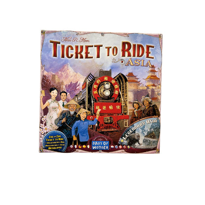 Ticket to Ride: Asia – Map Collection 1 Erweiterung für 2-6 Spieler – SKU A11274 – Gesellschaftsspiel gebraucht kaufen bei Brettspielimperium