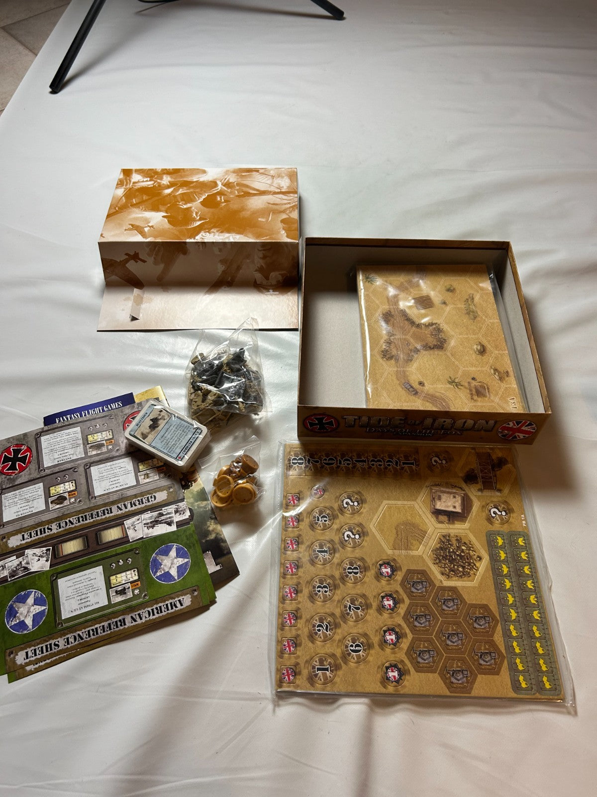 TIDE OF IRON Days Of The Fox Erweiterung FANTASY FLIGHT englisch  Unbespielt - Ansicht 7