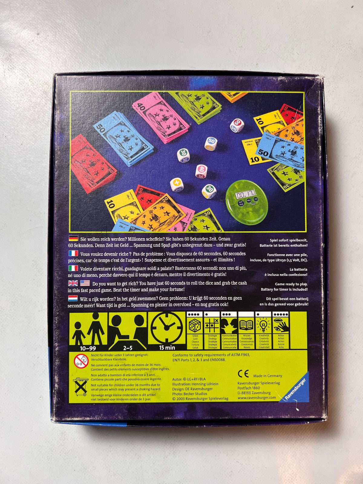 Time is Money Ravensburger Brettspiel 2003  Vollständig - Ansicht 2